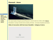 Tablet Screenshot of planesail.com